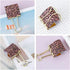 Cute Binder Clips for Women 1 Inch Fun Medium Leopard Print Binder Clip 4 Pcs Paper Clips Home Office Supplies...