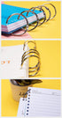 Loose Leaf Binder Rings 1-Inch?100 Pack? Office Metal Book Rings, Nickel Plated Steel Key Rings for School?Sliver...