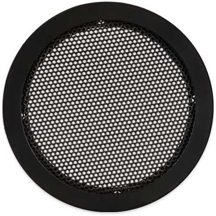 Goldwood Snap On 4" Subwoofer Grille Steel Mesh Speaker Woofer Grill Black (SG-M4)...