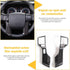 Voodonala for 4runner Steering Wheel Cover Decoration Trim fit Toyota 4runner SUV 2010-2019(Carbon Fiber Grain)...