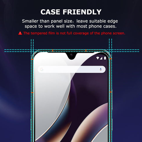 ?2 PACK? BLU G63 Screen Protector with 9H Hardness Anti-Scratch Bubble Free Easy Installation Tempered Glass Screen Film...