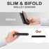 Chelmon Slim Wallet for Men ID Window with RFID Blocking Front Pocket Minimalist Bifold Bussiness Card Holder Gift for Men...