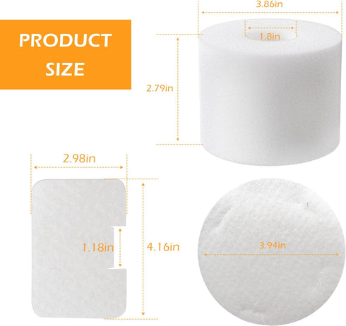 XIMOON NV46 Navigator Filter Replacement For Shark Deluxe Upright Vacuum NV42 UV402 UV410 NV36 NV36A NV42 NV44 NV46 NV46C,Part # XFF36-2 Pack...