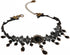 Gothic Black Lace Crystal Choker Necklace Sexy Gemstone Pendant Neck Chain Halloween Costume Jewelry for Women Girls...