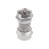 Goupchn F Type Male to Male Coax Connector 75 Ohm RG6 Coaxial Adapters 2 Pack for Coax Cables, Wall Mounted TV, Wall Plates, Antenna, Splitter, Am...