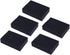 Sponge 5Pcs Carborundum Sponge, Non- Scratch Emery Brush Kitchen Scrubber Pot Cleaner for Home Restaurant Hotel (Black) Bowl Dish Washing Cleaning...