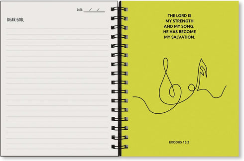 BORN AGAIN The Miracle Prayer Journal For Men & Women. Guided Prayer Notebook & Inspiring Verses Devotional With Sections, Gratitude, Answered Pra...