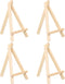 PATIKIL 5.9" Wooden Art Easel, 4 Pack Display Stand Portable Tripod Holder Canvas Frame Foldable Artist Tabletop Display for Drawing Painting Art ...