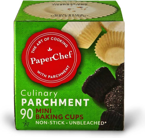 Mini Parchment Baking Cups - Easy Release, Non-Stick Paper - 90 Count...