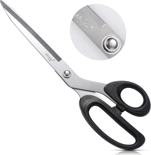 Mr.do Fabric Scissors 10 inch Sewing Scissors All Purpose Sharp Heavy Duty Fabric Scissors for Cutting Clothes Leather Classic Stainless Steel Pro...