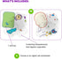 Plant Cell Anatomy Model, See Through Building Kit, Early Cell Biology and Life Science STEM Toys, Classroom Teaching Aid, Educational Learning Ac...