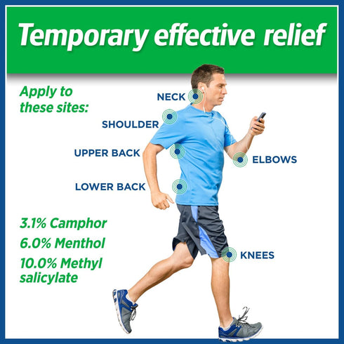 Salonpas Pain Relieving Patch, LARGE, 6 Count, for Back, Neck, Shoulder, Knee Pain and Muscle Soreness, 8 Hour Pain Relief...