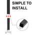 Adjustable Angle Connectors,Baluster Swivel Connectors with Screw for Installation of 1/2" Square Balusters balusters for staircase interior 10 Pa...