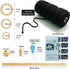Ewparts Black Macrame Plant Hanger Kit with Instruction with 109 Yard Black 3mm Macrame Cord Wooden Beads and Macrame Rings for Macrame Plant Hang...