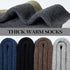 SIMIYA Merino Wool Hiking Socks for Men - 5 Pairs Thick, Warm, Thermal Winter Crew Socks for Cold Weather (US Size 7-13)...
