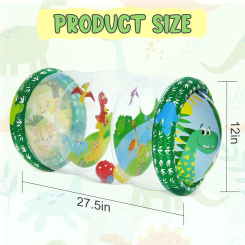 ZMLM Baby Crawling Toys 6-12 Months - Inflatable Tummy Time Toys for Infant Toddler - Sensory Rolling Toys Gifts for 3-6 6-12 Baby Boys Girls...