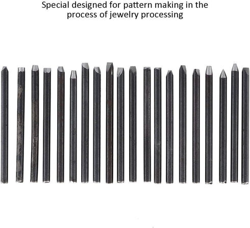 Metal Jewelry Anvil Chisel, Anvil Chisel Equipment Kit for Jewelry High Hardness Steel Punches Set Professional Jewelry Punch Stamp Mold for Jewel...