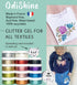 505 Odif OdiShine | Glitter Gel 65g | for Use On All Textile Fabrics, Paper, Wood, Cardboard and Canvas | BPA Free, Acid Free | Recyclable Packagi...