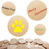 100 Pieces Unfinished Wood Circle - 2 Inch Round Disc Blank Natural Wooden Cutout Ornaments for Decoration DIY Craft Art Supplies, 0.11 inch Thick...