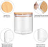 18 Oz/550 ML Glass Jar with Lid, Clear Thickened Version Glass Storage Containers with Sealed Bamboo Lid, For Coffee, Sugar, Spices, Tea, Beans, C...