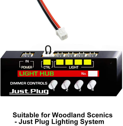 5 Pairs JST-XH 2.54mm 1S 2 Pin Balance Plug Lead Socket Male and Female Connector with 10cm Silicone Wire Cables for Woodland Just Plug Lights 3D ...