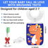 Kids Electric Toothbrush, U Shaped Ultrasonic Automatic Toothbrushes Dinosaur Design with Six Modes Smart Timer Replacement Brush IPX7 Waterproof ...