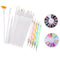 Yimart Pack of 20,Nail Art and Gel Acrylic Drawing Painting Brush Set with Dotting Pen Tools (B)...