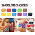 Transon 12colors Face Painting Kit for Kids Adults Non-toxic Water-based Paint with Brushes Stencils and Glitters...