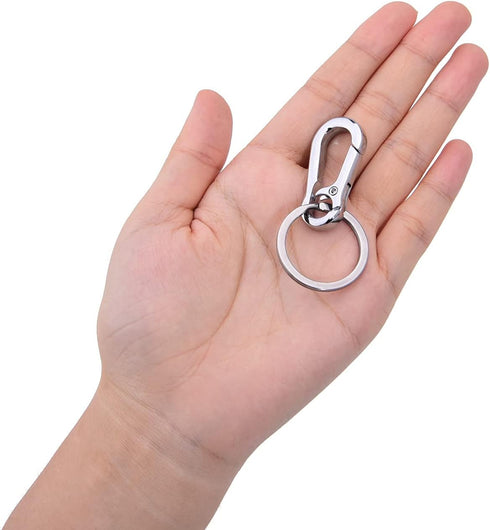 Keychain 3 Pieces Metal Keyring Key Ring Chain Clip Keychains...