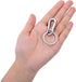 Keychain 3 Pieces Metal Keyring Key Ring Chain Clip Keychains...