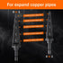 2Pcs Swaging Tool Hand Drill, 5 in 1 Swaging Tool Copper Tube Expander Manual Copper Pipe Swage Too Expander Drill Bit Soft Copper tubing Tool(Col...