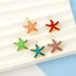 Gold Plated Enamel Starfish Charms Pendants for Jewelry Making,Five-Pointed Star Pendants,Alloy Cute DIY Jewelry Supplies for Necklace Bracelets E...