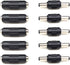 TEZONG 2.1mm X 5.5mm DC Power Adapter Connections, Female to Female Coupler, Male to Male Coupler Connector Gender Adapters for LED/CCTV Camera (5...
