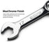 Capri Tools 12 mm WaveDrive Pro Stubby Combination Wrench for Regular and Rounded Bolts...