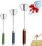 Semi-automatic Whisk, Stainless Steel Egg Beater, Hand Push Rotary Whisks Mixer Stirrer for Making Cream, Whisking, Beating and Stirring...