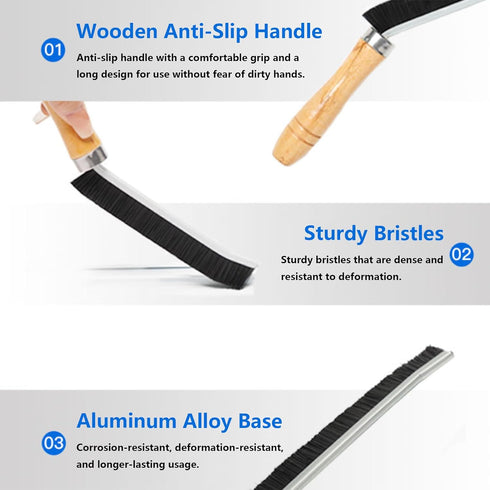 Hard Bristle Crevice Cleaning Brush - Multifunctional Gap Cleaning Brush, Cleaning Tools for Household Use, Home, Kitchen, Bathroom, Window, Vehic...