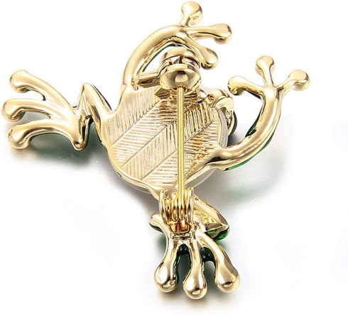 Durable Cute Frog Insect Brooch Colorful Wedding Brooch Fashion Jewelry Gift Beige...