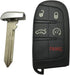 J-ACCES Key Fob Case Shell Fit for Jeep Grand Cherokee Dodge Challenger Charger Dart Durango Journey Chrysler 300...