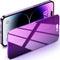 Uyiton Privacy Screen Protector for iPhone 14 Pro Max - Anti-Spy, Anti-Blue Light, HD Full Coverage Tempered Glass with Frame, Purple......