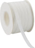 White Velvet Ribbon 3/8 Inch Single Face Thin Velvet Ribbon for Gift Wrapping, White Ribbon Wedding, Ribbon for Hair Bows, Choker, Cafts, Bouquet ...