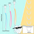 3 Pieces Reusable Dental Floss Handle with 300 Pieces Dental Floss Refill Heads Unflavored Colorful Floss Interdental Toothpick Flosser for Adults...