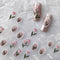 5D Embossed Flower Nail Art Stickers Spring Tulip Nail Decals for Nail Art Decoration, Self Adhesive Pink Tulip Nail Art Supplies Elegant Tulip De...