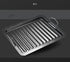 Baking and Frying Pan, 11.8 Inch x 9.8 Inch Iron Plate with Two Handle for Roast Meat, Baking Cake, Bread and other Foods (1)...