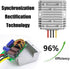HOMELYLIFE Voltage Converter DC 8V-40V to 13.8V 10A 138W Automatic Buck Boost Step Down Up Reducer Waterproof Module Transformer for Golf Cart Clu...