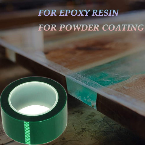 Resin Tape for Epoxy Resin Molding,Traceless Silicone Thermal Adhesive Tape for Making River Tables Hollow Frame Bezels Epoxy Resin Craft Pendant...