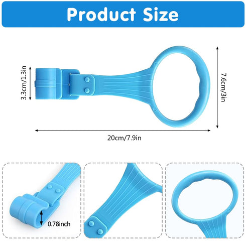 Baby Pull Up Rings 8Pcs, 4 Colors Baby Pull Up Bar Baby Playpen Accessories Playpen Pull Up Rings...