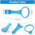 Baby Pull Up Rings 8Pcs, 4 Colors Baby Pull Up Bar Baby Playpen Accessories Playpen Pull Up Rings...