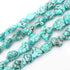 HAAMIIQII 10-15mm Freeform Irregular Blue Turquoise Beads Loose Gemstone Beads for Jewelry Making Strand 15 Inch (22-30pcs)...
