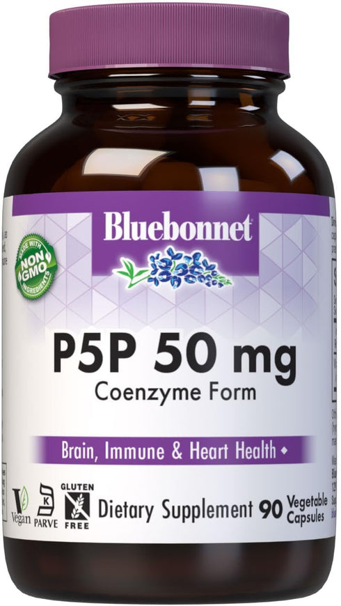 Bluebonnet Nutrition - CellularActive P-5-P 50mg - 90 Vegetarian Capsules...