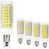 10W E12 LED Corn Light Bulb(4 Pack)E12 Dimmable 100 Watt Equivalent Bulb 1000LM 6000K Chandelier Bulbs Decorative Candle E12 Base for Home Lightin...